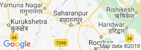 Saharanpur map